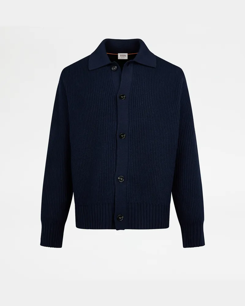 TOD'S Cardigan aus einer Kaschmirmischung, BLAU, XX - Knitwear Blau