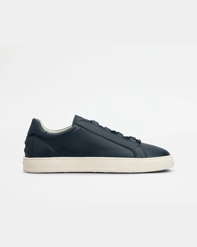 TOD'S Sneakers aus Leder, BLAU Shoes Blau