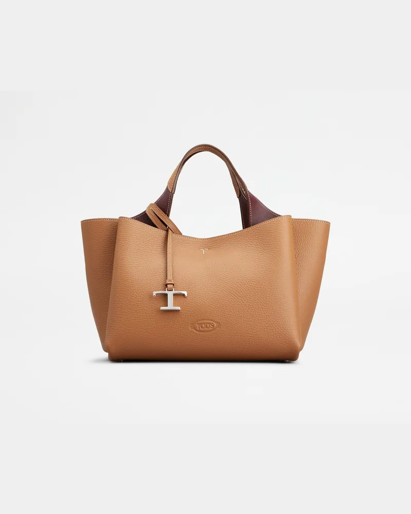 TOD'S Tasche aus Leder Mini, BORDEAUX,BRAUN,  - Bags Bordeaux