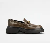 Loafers aus Leder, BRAUN Shoes