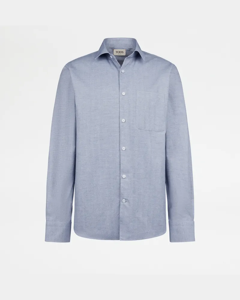 TOD'S Hemd aus Baumwolle, BLAU, XX - Shirts Blau