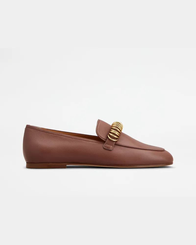 TOD'S Loafers aus Leder, ROT Shoes Rot