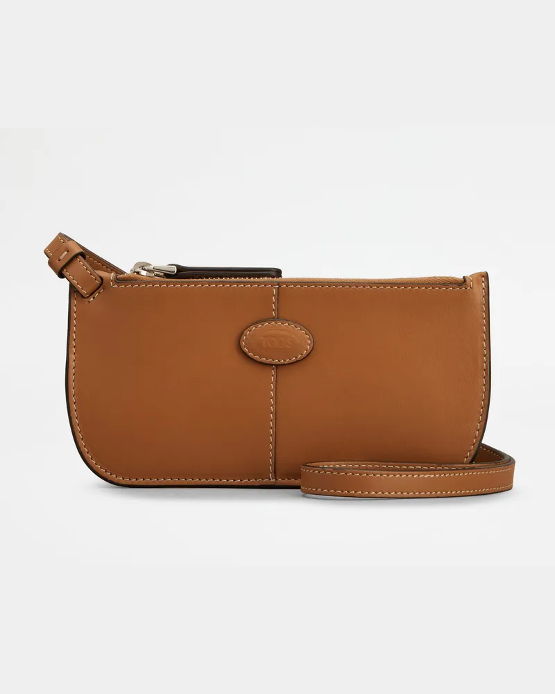 TOD'S Brillenetui aus Leder, BRAUN,  - Wallets Braun