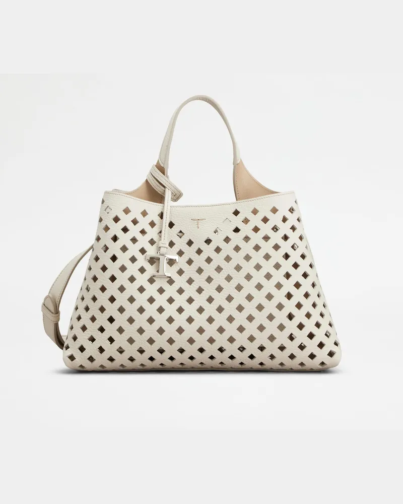 TOD'S Tasche aus Leder Small, NATUR,WEISS,  - Bags Natur
