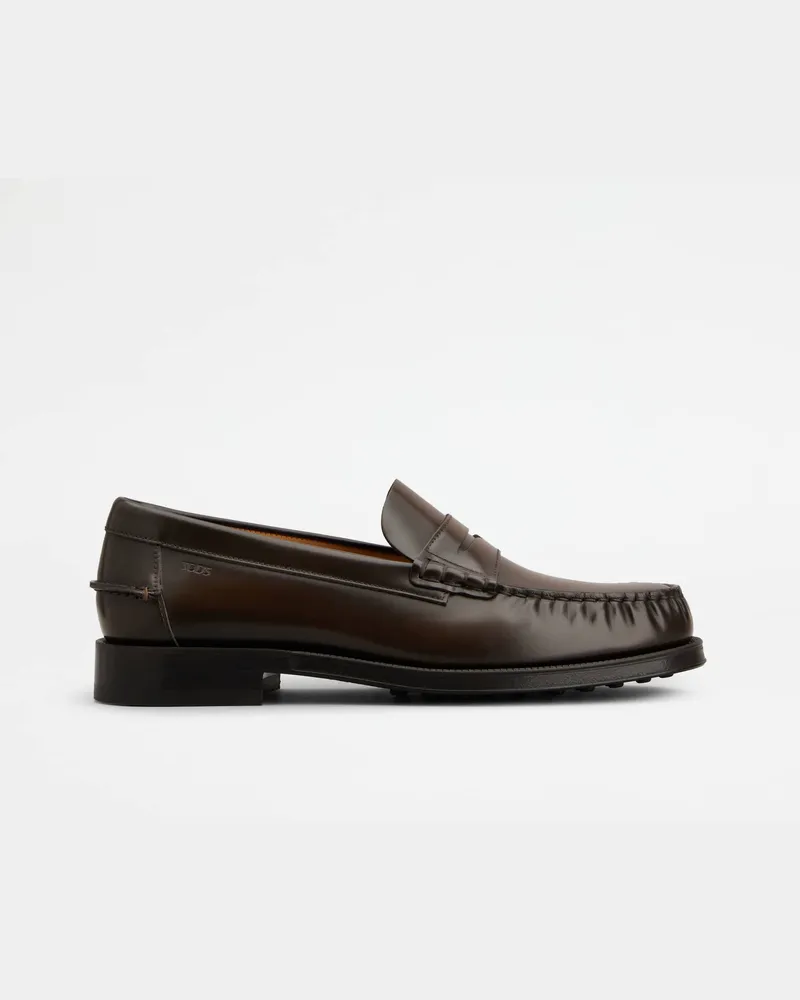 TOD'S Loafers aus Leder, BRAUN Shoes Braun