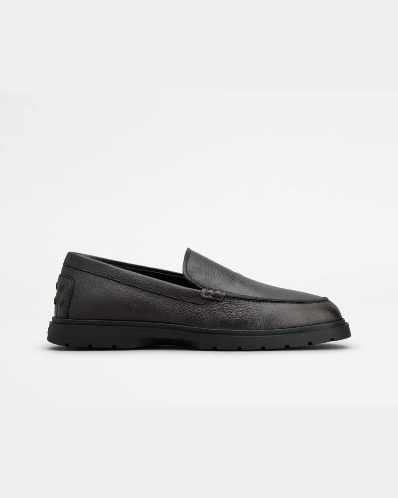 TOD'S Slipper-Loafers aus Leder, BRAUN Shoes Braun