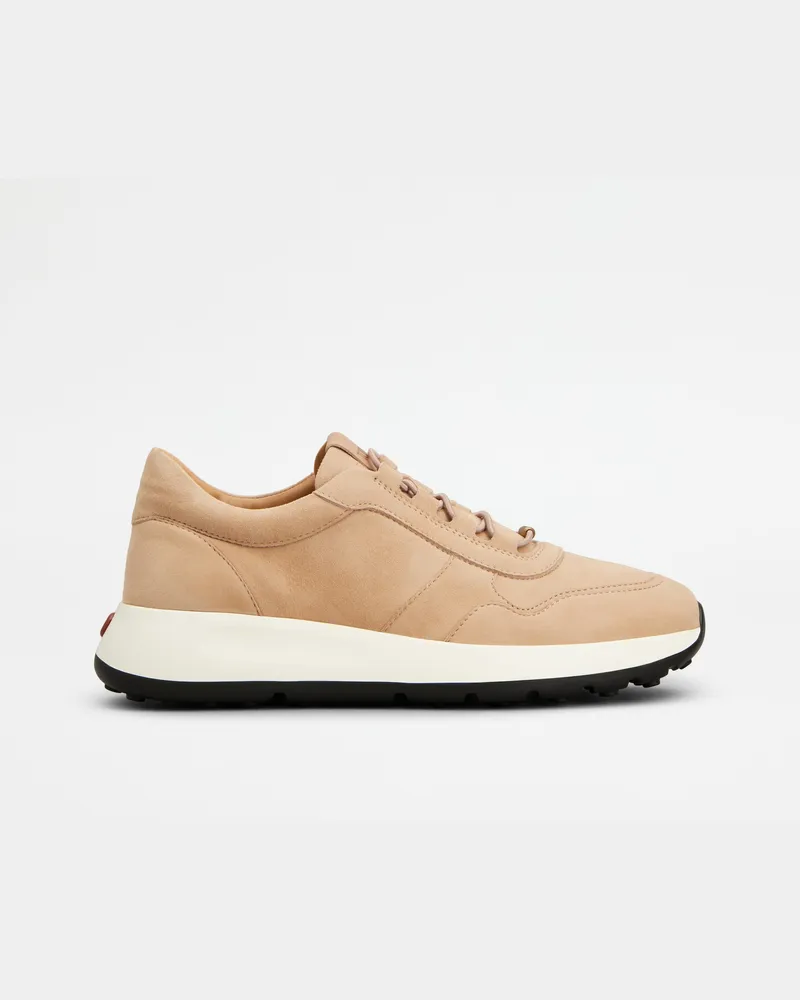 TOD'S Sneakers Red Dot aus Veloursleder, ROSA Shoes Rosa