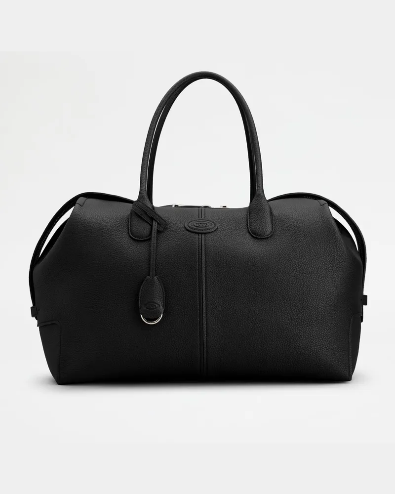 TOD'S Duffle-Tasche aus Leder Large, SCHWARZ,  - Bags Schwarz