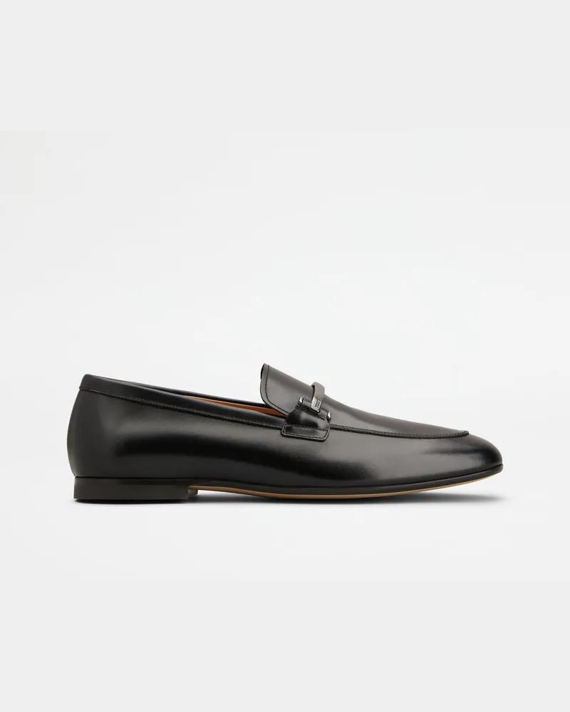 TOD'S Loafers aus Leder, SCHWARZ Shoes Schwarz