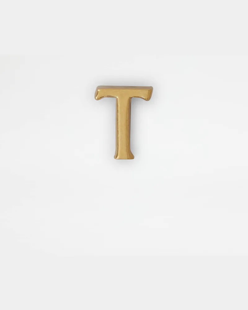 TOD'S Buchstaben-Charm T, GOLD,  - Accessories Gold