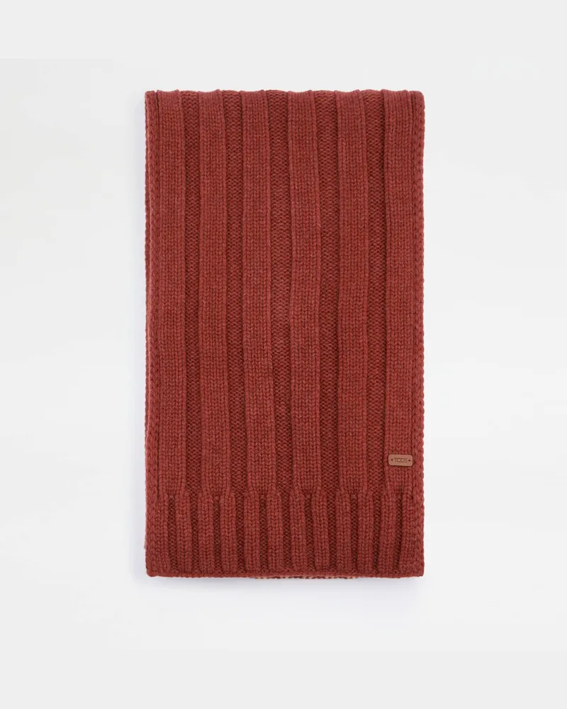 TOD'S Schal aus einer Kaschmirmischung, BRAUN,  - Bags Braun