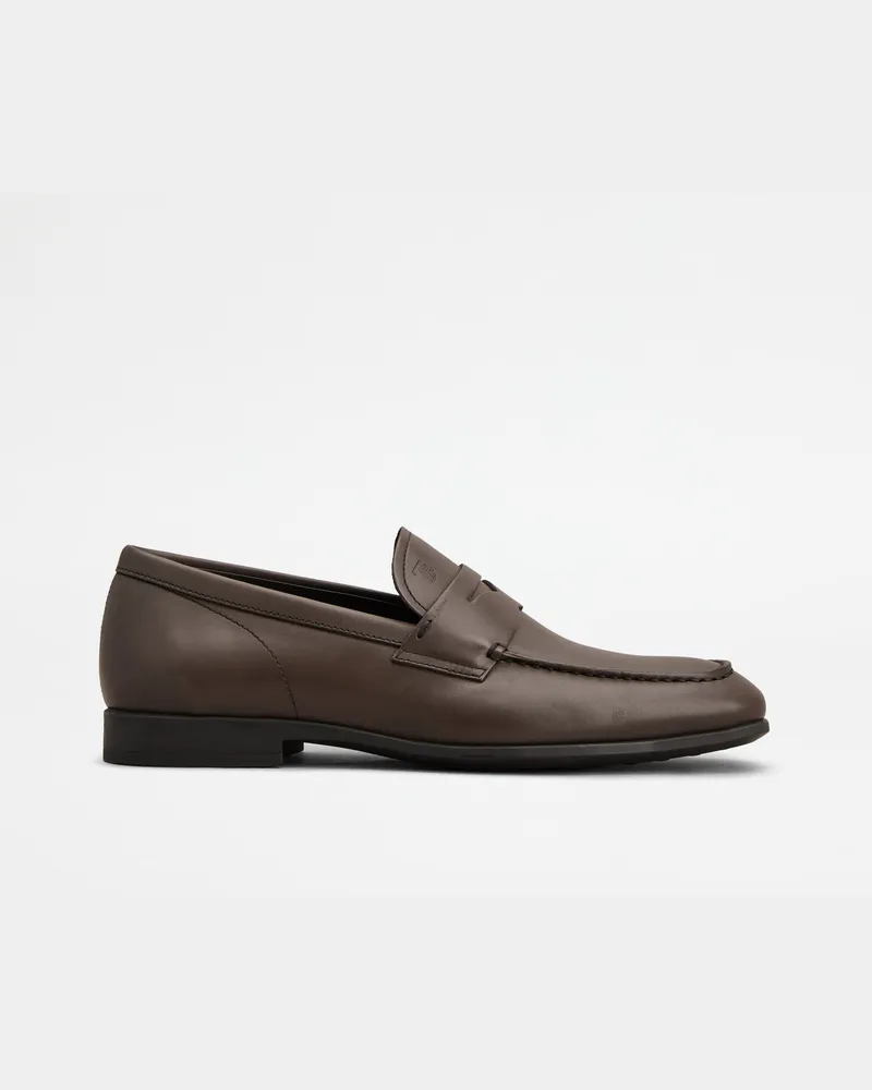 TOD'S Loafers aus Leder, BRAUN Shoes Braun