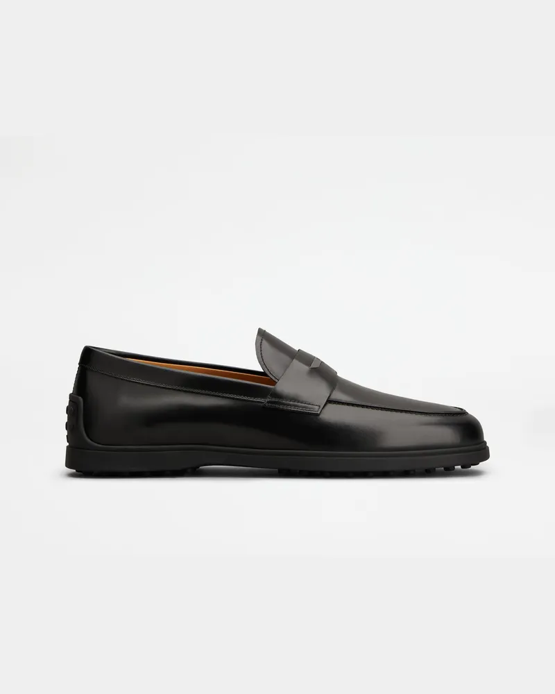 TOD'S Loafers aus Leder, SCHWARZ Shoes Schwarz