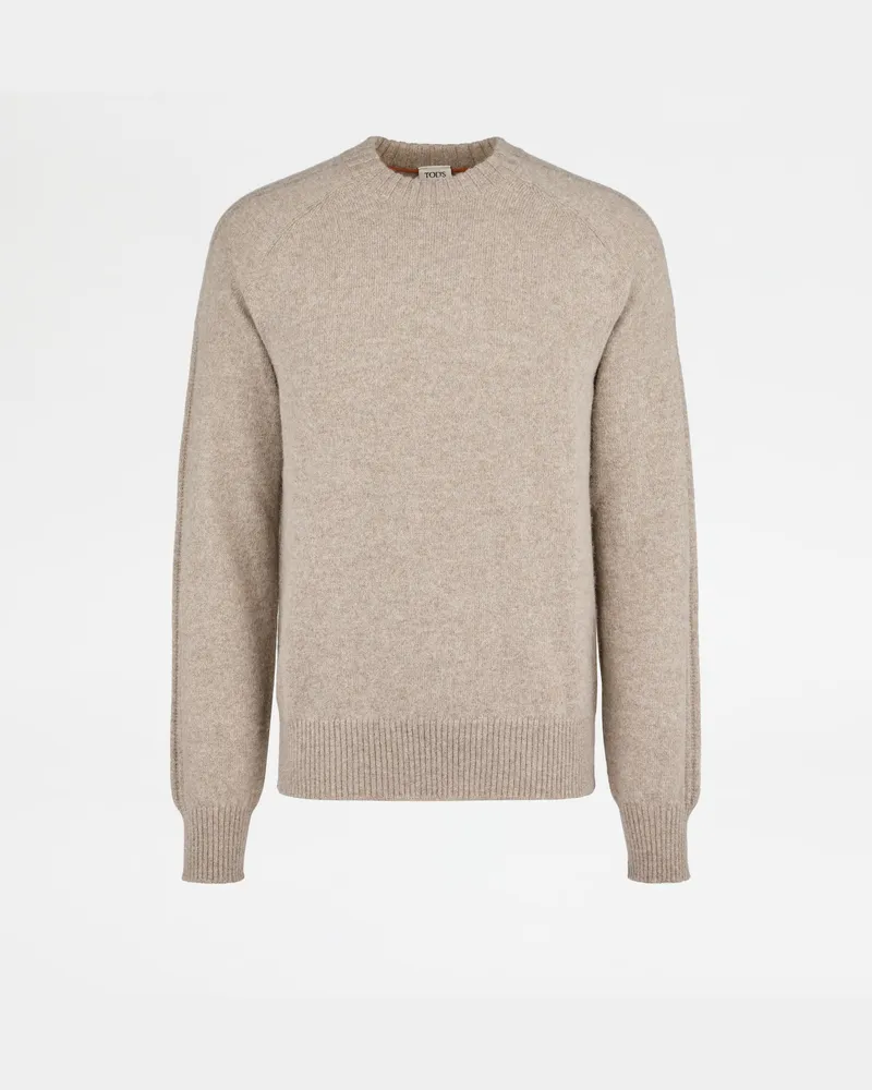 TOD'S Rundhalspullover aus Alpaka und Kaschmir, GRAU, XX - Knitwear Grau