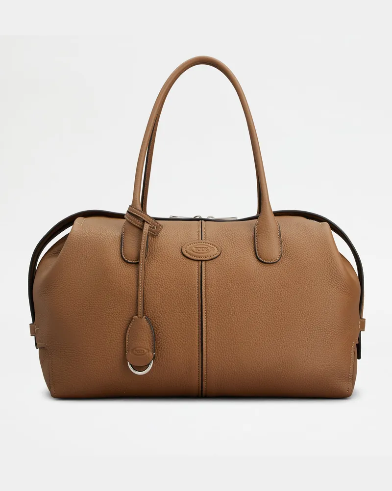 TOD'S Bauletto-Tasche aus Leder Large, BRAUN,  - Bags Braun