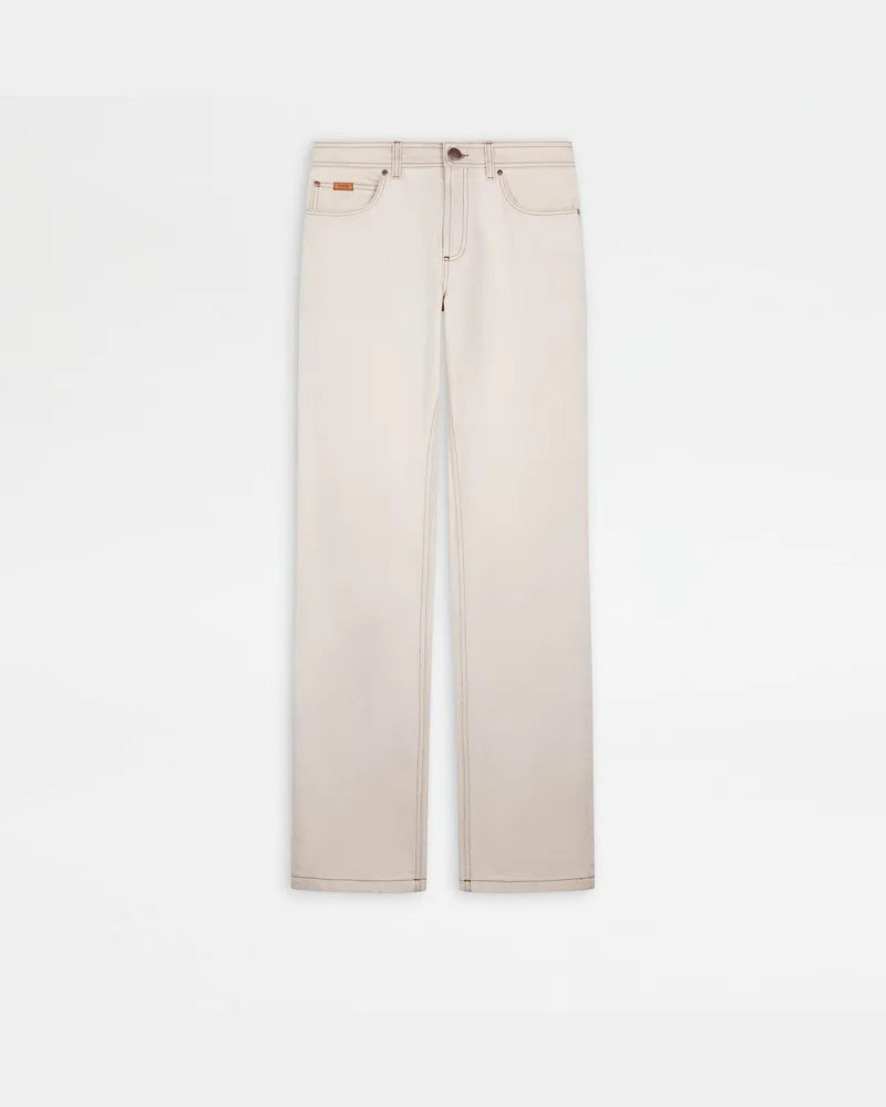 TOD'S 5-Pocket-Jeans, WEISS Trousers Weiss