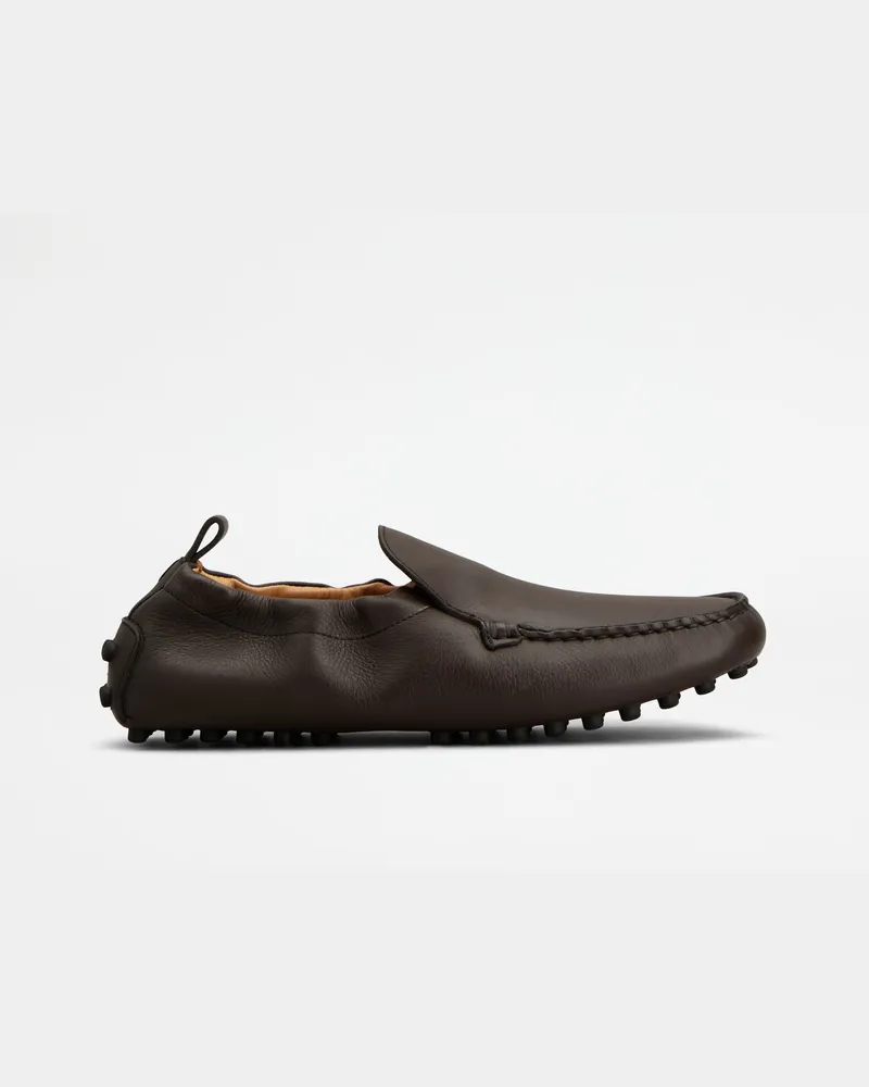 TOD'S Mokassins Gommino Glove aus Leder, BRAUN Shoes Braun