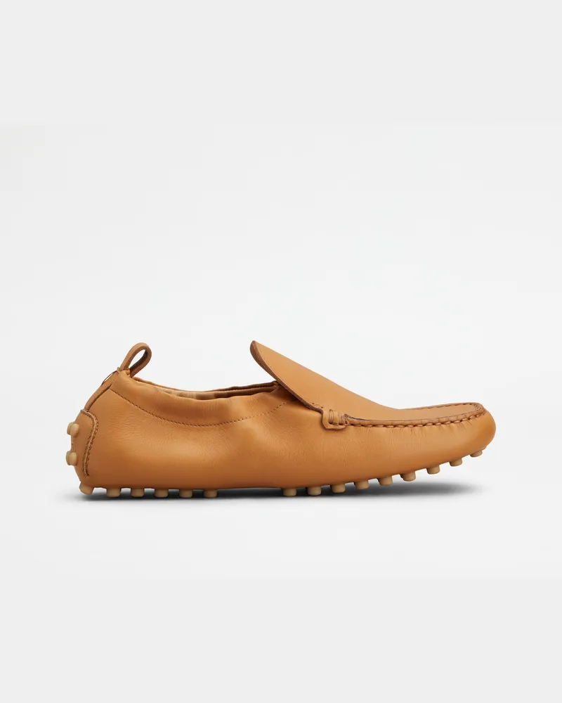 TOD'S Mokassins Gommino Glove aus Leder, BRAUN Shoes Braun