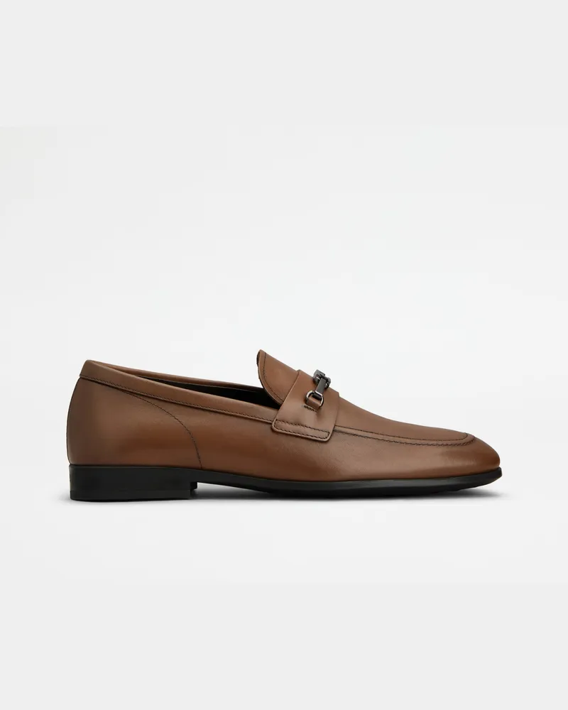 TOD'S Loafers aus Leder, BRAUN Shoes Braun