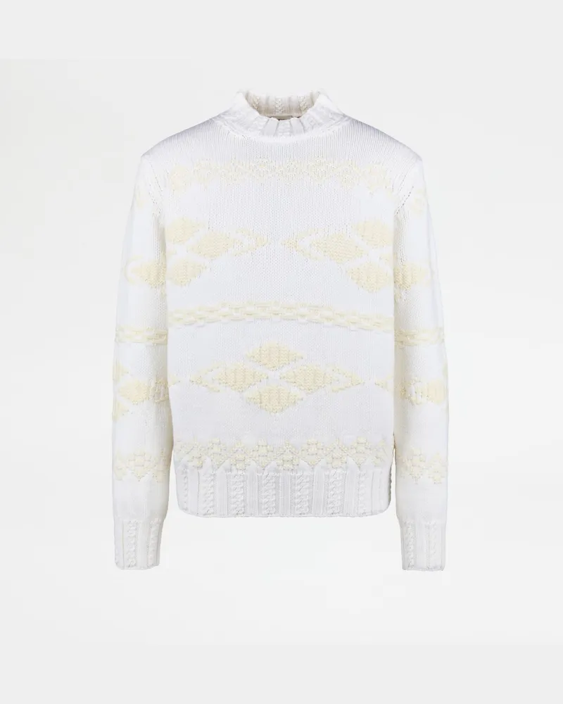 TOD'S Rundhalspullover aus Merinowlle, GRAU Knitwear Grau