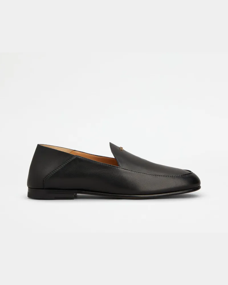 TOD'S Mule-Loafers aus Nappaleder, SCHWARZ Shoes Schwarz
