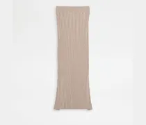 Rock aus Seide, CREME Skirts
