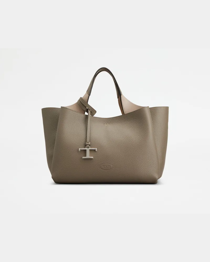 TOD'S Tasche aus Leder Mini, GRAU,  - Bags Grau