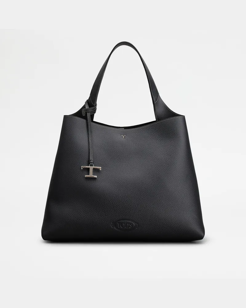 TOD'S Tasche Tod's aus Leder Medium, SCHWARZ,  - Bags Schwarz