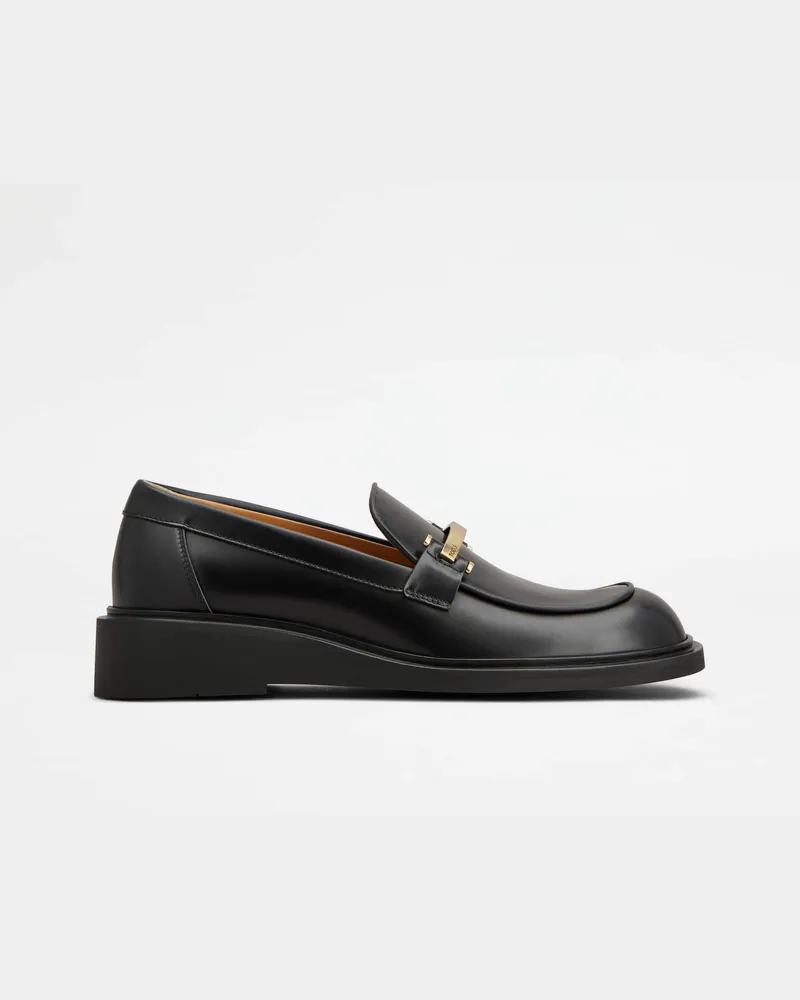 TOD'S Loafers aus Leder, SCHWARZ Shoes Schwarz