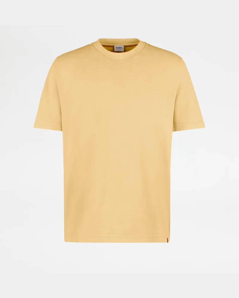 TOD'S T-Shirt aus Jersey, GELB, XX - Shirts Gelb