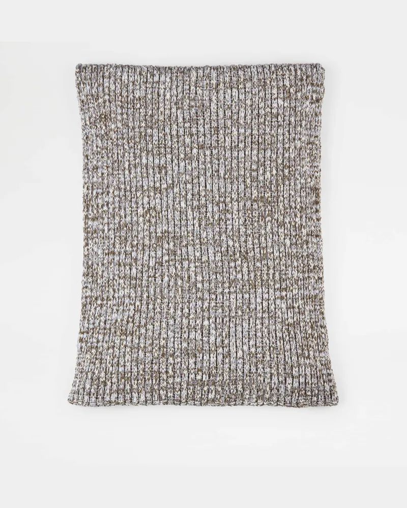 TOD'S Schal aus Mouliné-Strick, GRÜN,  - Bags Grün