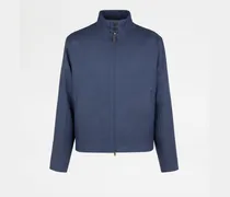 Jacke aus Leinen, BLAU, XX - Coat / Trench