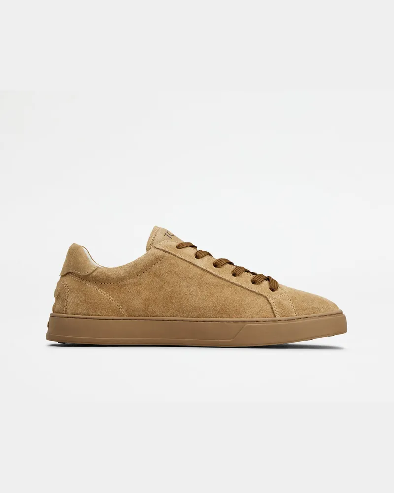 TOD'S Sneakers aus Veloursleder, BRAUN Shoes Braun