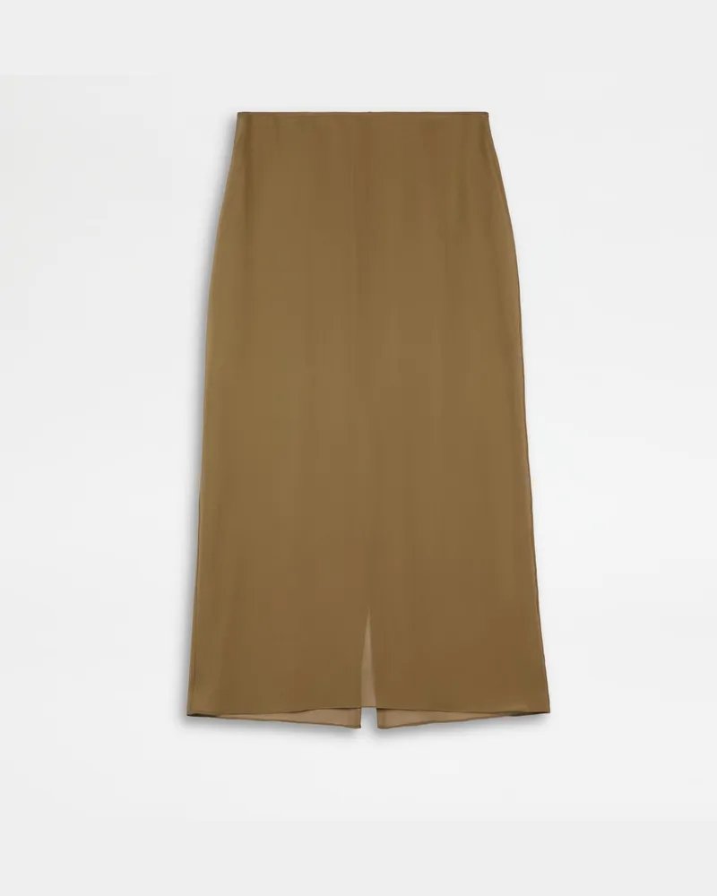 TOD'S Rock aus Seide, GRÜN Skirts Grün
