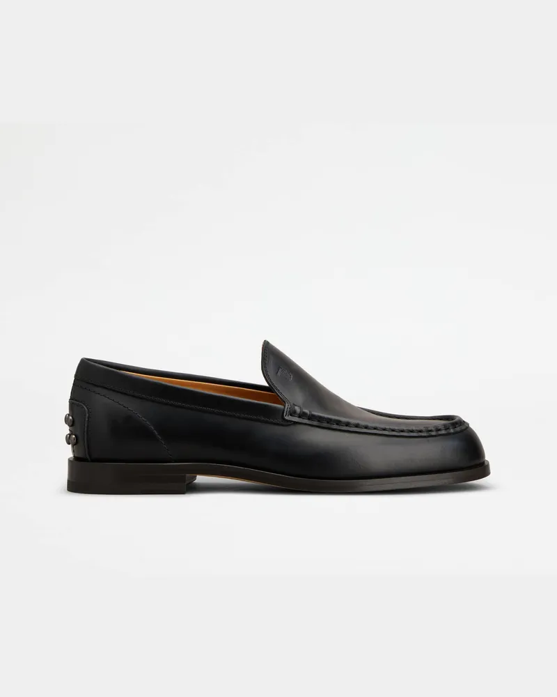TOD'S Slipper-Loafers aus Leder, SCHWARZ Shoes Schwarz