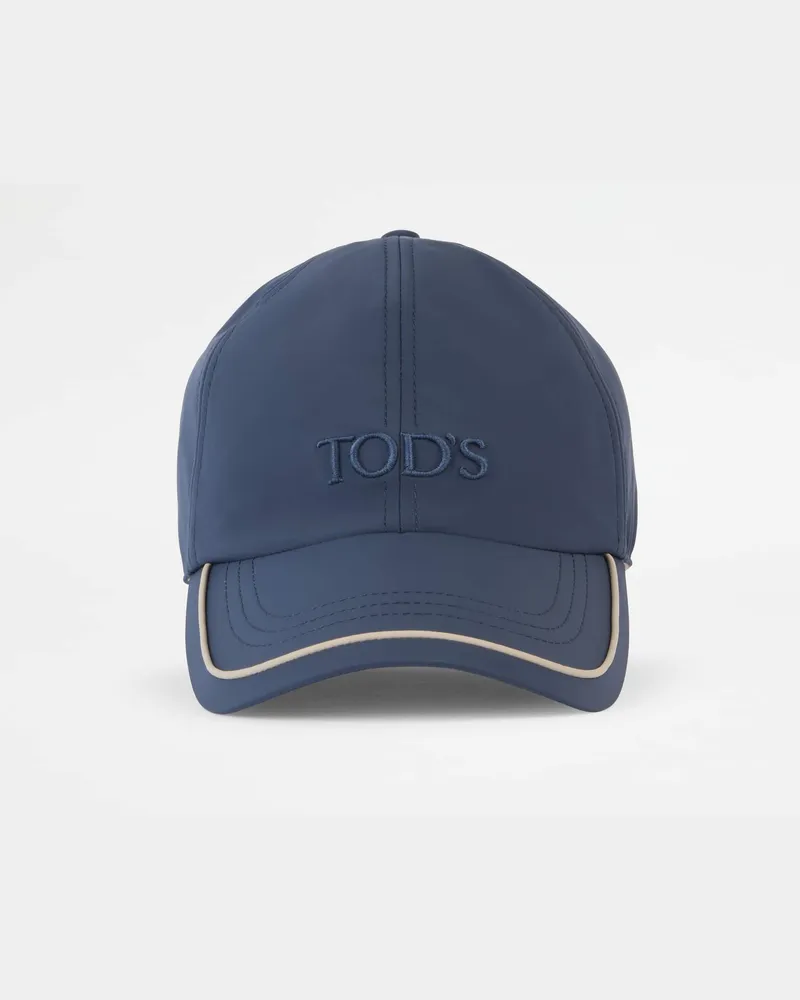 TOD'S Cap mit Visier aus technischem Gewebe, BLAU,  - Bags Blau