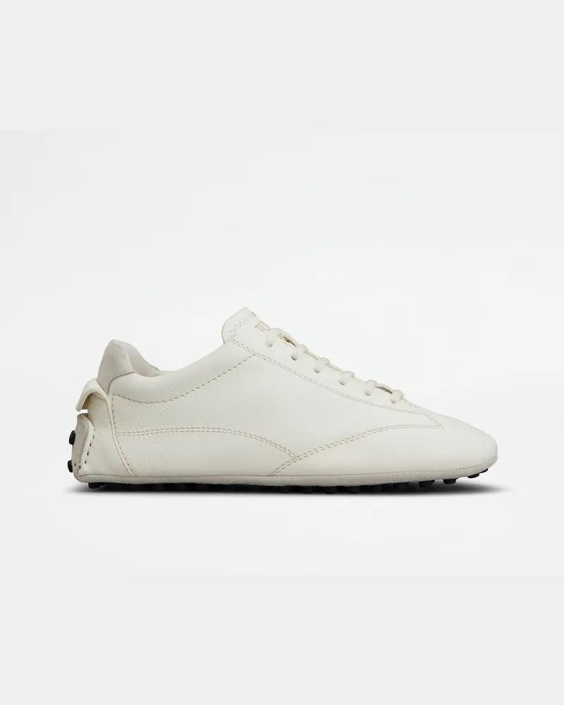 TOD'S Sneakers aus Leder, WEISS Shoes Weiss