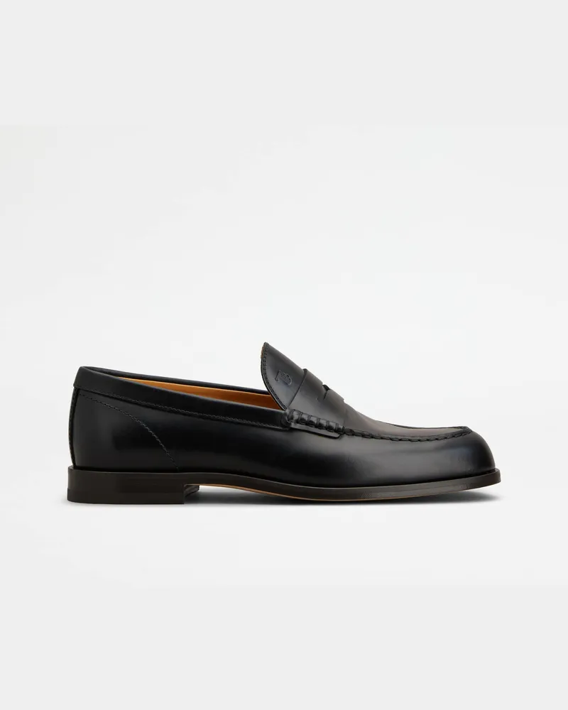 TOD'S Loafers aus Leder, SCHWARZ Shoes Schwarz