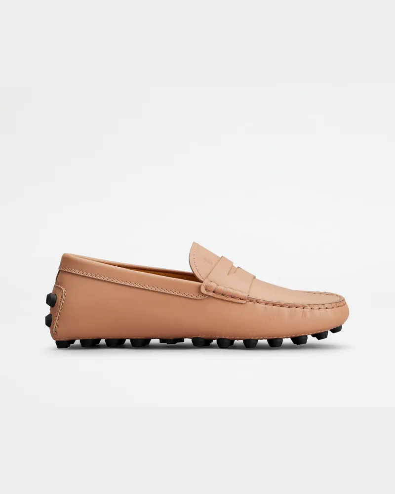 TOD'S Mokassins Gommino Bubble aus Leder, ROSA Shoes Rosa