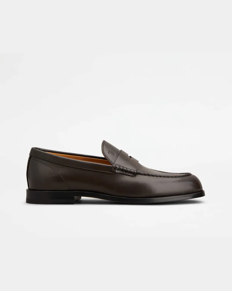 TOD'S Loafers aus Leder, BRAUN Shoes Braun