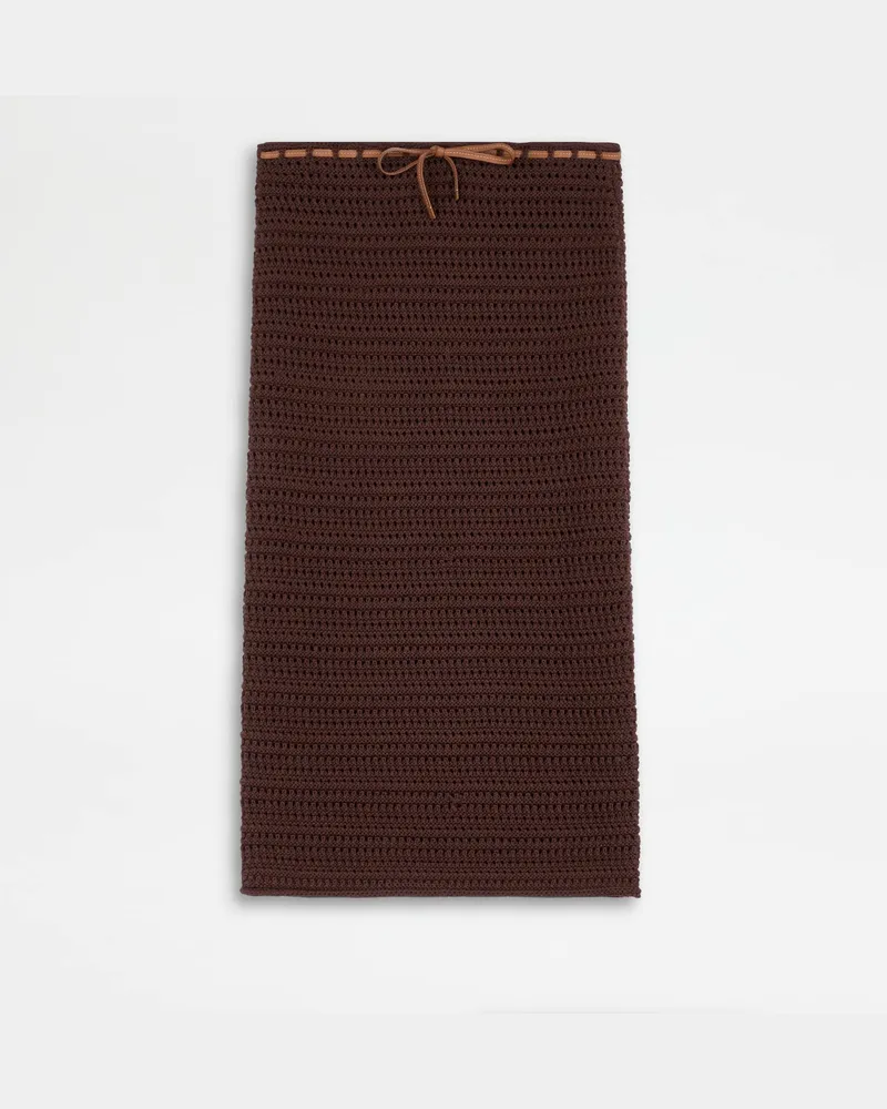 TOD'S Rock aus Crochet, BRAUN Skirts Braun