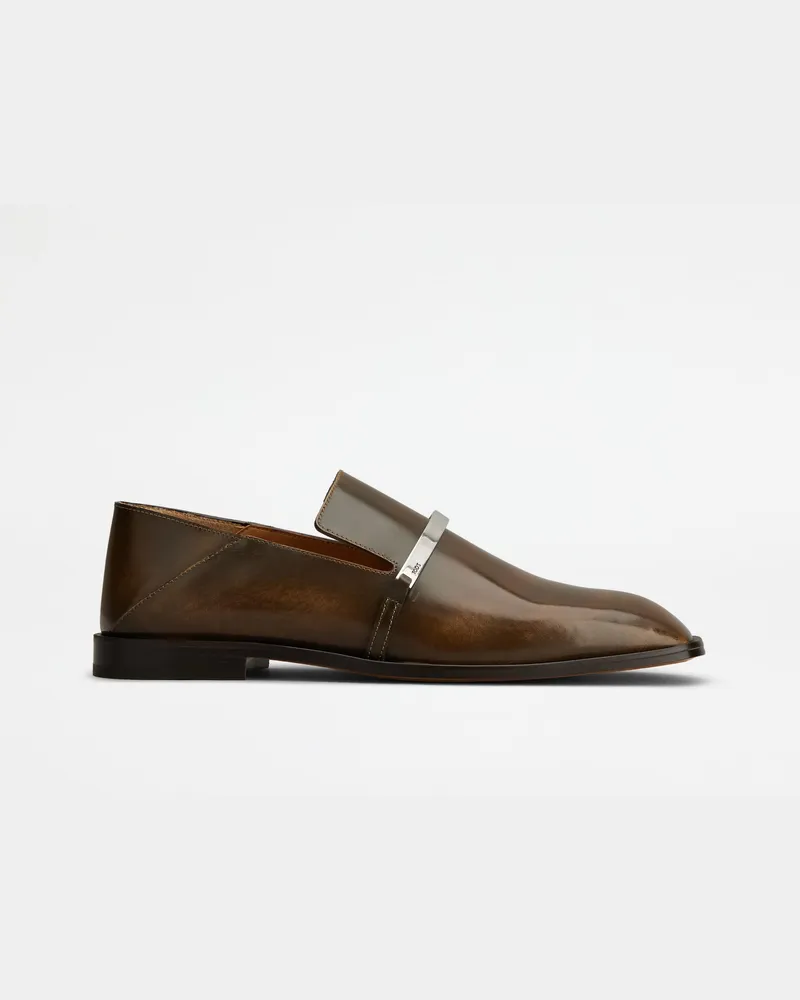 TOD'S Loafers aus Leder, BRAUN Shoes Braun