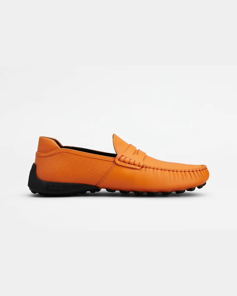 TOD'S Loafers aus Leder, ORANGE Shoes Orange