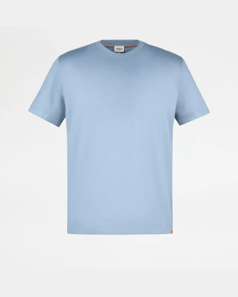 TOD'S T-Shirt aus Jersey, HELLBLAU Shirts Hellblau