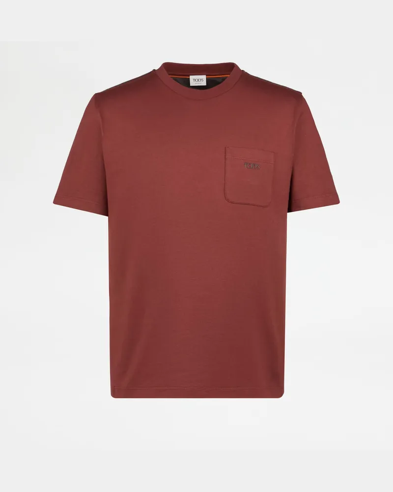 TOD'S T-Shirt aus Jersey, BRAUN, XX - Shirts Braun