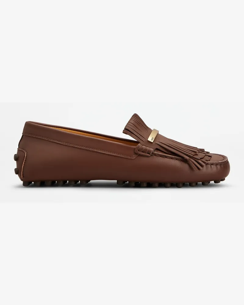 TOD'S Mokassins Gommino aus Leder, BRAUN Shoes Braun