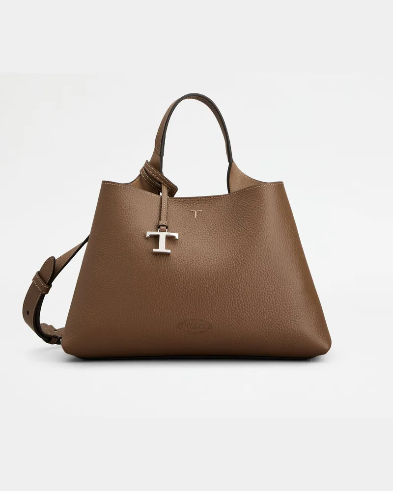 TOD'S Tasche aus Leder Small, BRAUN,  - Bags Braun