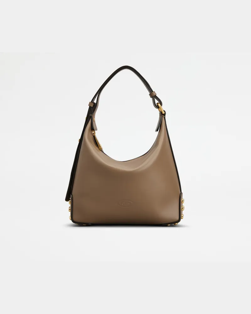 TOD'S Mini Bag Metal Dots aus Leder, GRÜN,  - Bags Grün