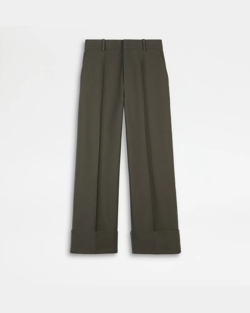 TOD'S Hose aus Wolle, GRÜN Trousers Grün