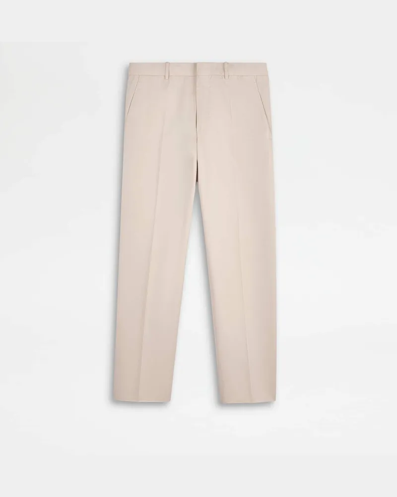 TOD'S Chinohose aus Baumwolle, BEIGE, XX - Trousers Beige